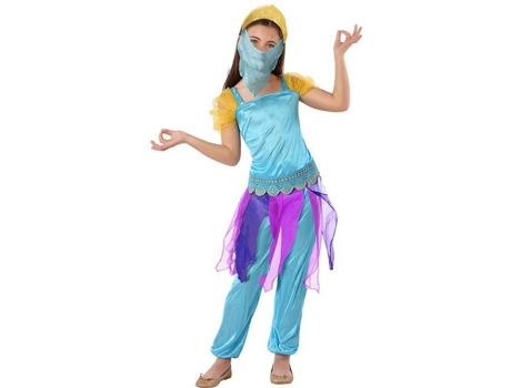 Disfraz de Niña ATOSA princesa árabe azul (Tam: 10-12 años)