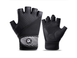 Omni-guantes De Entrenamiento Sin Dedos Transpirables Con Protección Total De Palma Para Levantamiento De Pesas Y Ciclismo