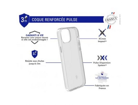 Funda para iPhone 15 Pro Max FORCE CASE Plástico Transparente