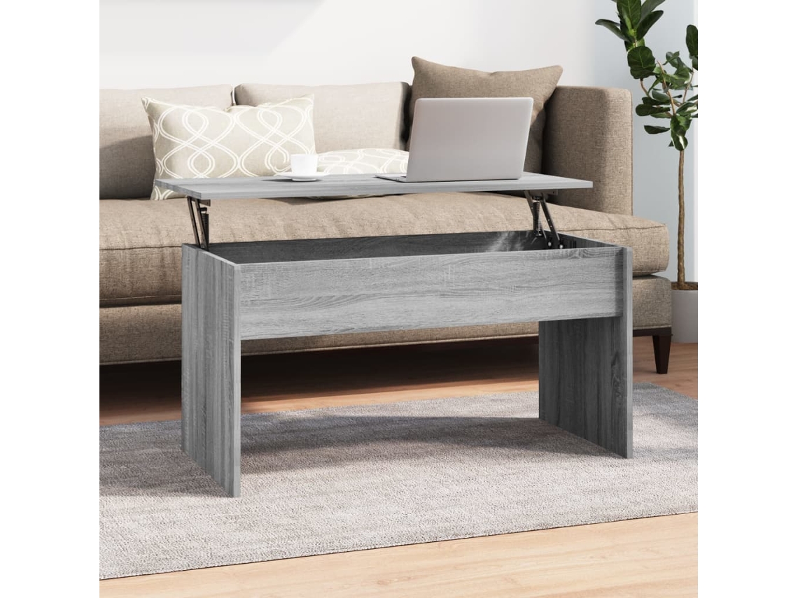 Mesa de Centro Apoyo 102X50,5X52,5 cm Madera Procesada Sonoma Gris