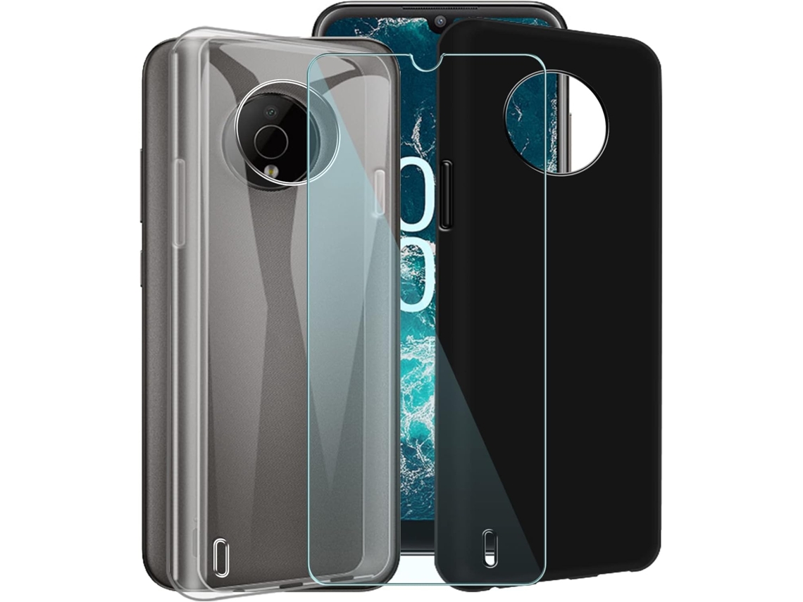 Conjunto de Protectores de Pantalla Protetora Párachoque para Nokia C200 HONGWE. (2un)