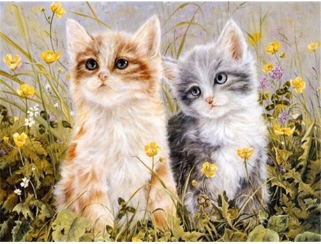 Imágenes de animales juego completo pintura al óleo por números decoración del hogarSzgd645 / 50x40cm Sin Marco SLOWMOOSE