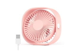 Ventilador de mesa USB de 4 velocidades Yizhood rosa 2021