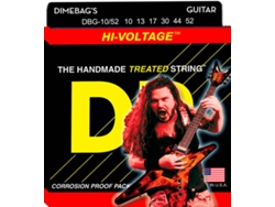Juego de Cuerdas Guitarra Eléctrica DR DBG-10/52 DIMEBAG (0.10 - .013 - .017 - .030 - .044 - .052 - Níquel)