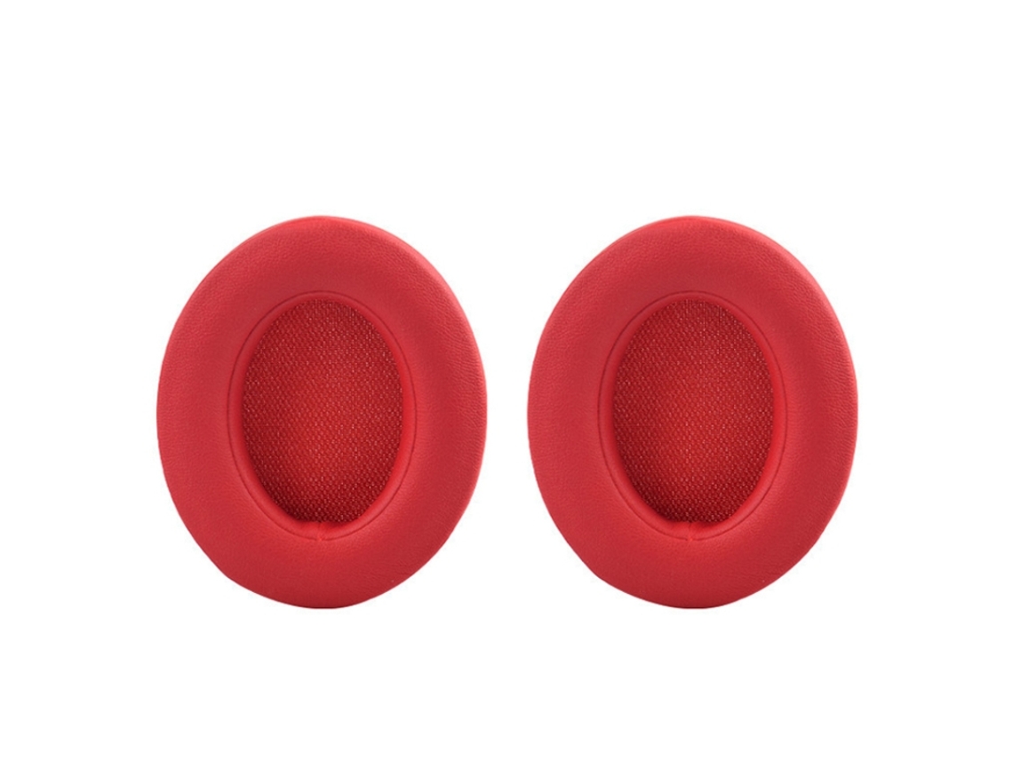 Almohadillas para auriculares Beats Studio 3, esponja suave, color rojo vino.
