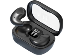 Auriculares inalámbricos para dormir, reducción de ruido, Bluetooth 5.4, se ajustan perfectamente al oído y son ideales para dormir de lado, color negro.