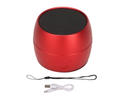 Mini Altavoz Bluetooth Ip67 Resistente Al Agua, Carga Usb, Con Micrófono, Inalámbrico Portátil, Rojo.