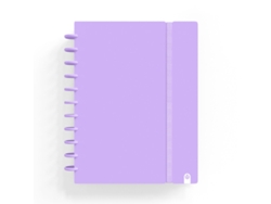Cuaderno INGENIOX A4 Rayado 80Hj 100G Foam C/Goma Elástica Malva Pastel 66024018