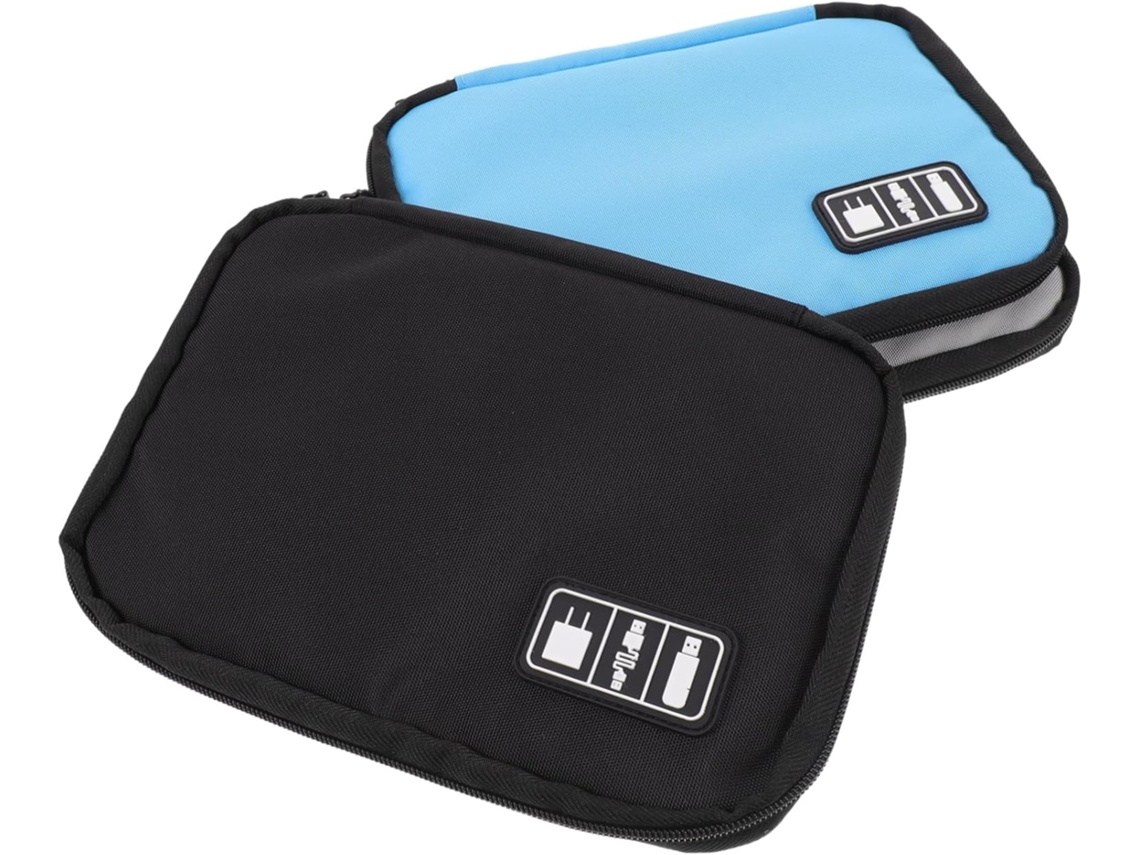 3 Piezas Bolsa Organizadora Digital Portátil Con Múltiples Compartimentos Para Cables Y Accesorios Electrónicos Viaje Oficina