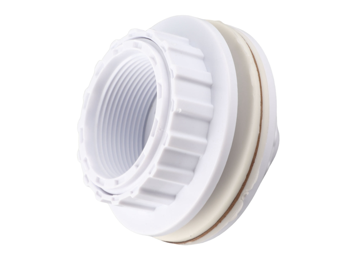 Conector de entrada de agua para piscina con boquillas y roscas giratorias de 360 grados