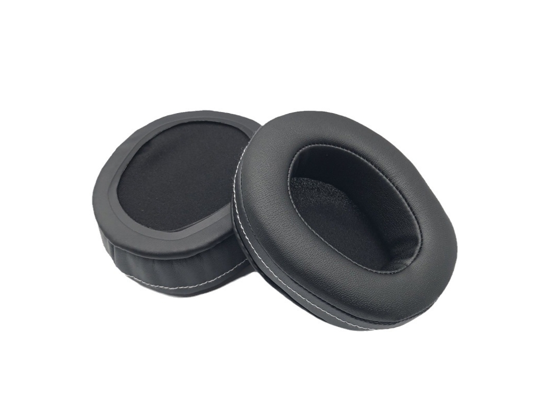 Almohadillas de espuma suave para auriculares Denon AH-D600, color negro.