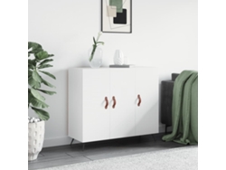 Aparador De Madera De Ingeniería Blanco 90x34x80 Cm