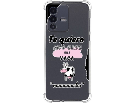 Carcasa para Vivo V23 5G TUMUNDOSMARTPHONE Dibujos Antigolpes Vaca Multicolor