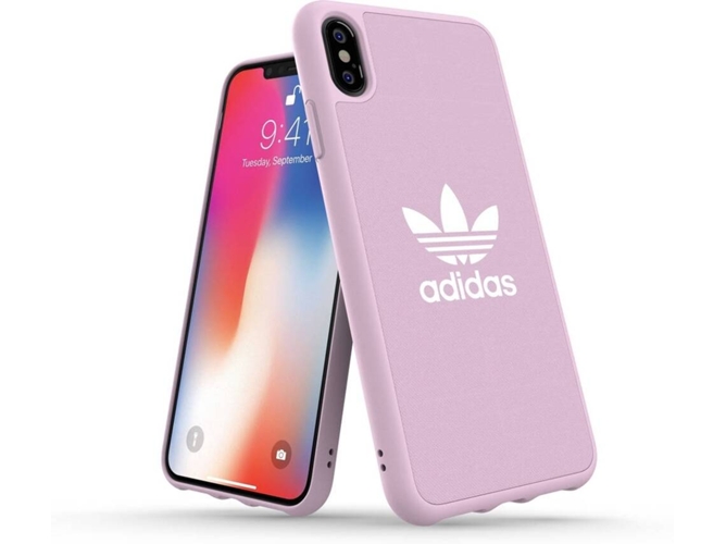 Funda iPhone XS Max ADIDAS Moulded Canvas Rosa