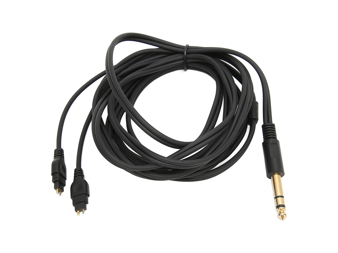 Cable De Repuesto Para Auriculares Sennheiser Hd650, Hd600 Y Hd580, 3 M/9,8 Pies, Ofc Con Conector Chapado En Oro De 6,3 Mm.