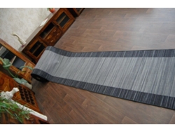 Alfombra de Pasillo con Refuerzo de Goma Streifen 120 cm Antracita