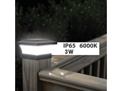 2026-luz De Pared Solar Ip65 Impermeable Columna Farol Para Jardín Patio Hogar Y Espacios Públicos