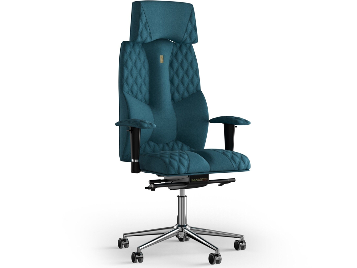 Silla de Oficina KULIK Tejido para Costura de Negócios (Azur - Jeans -130x50x50cm)