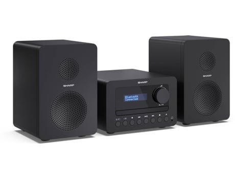 Sistema Micro SHARP XL-B520D Negro (40W - Bluetooth)