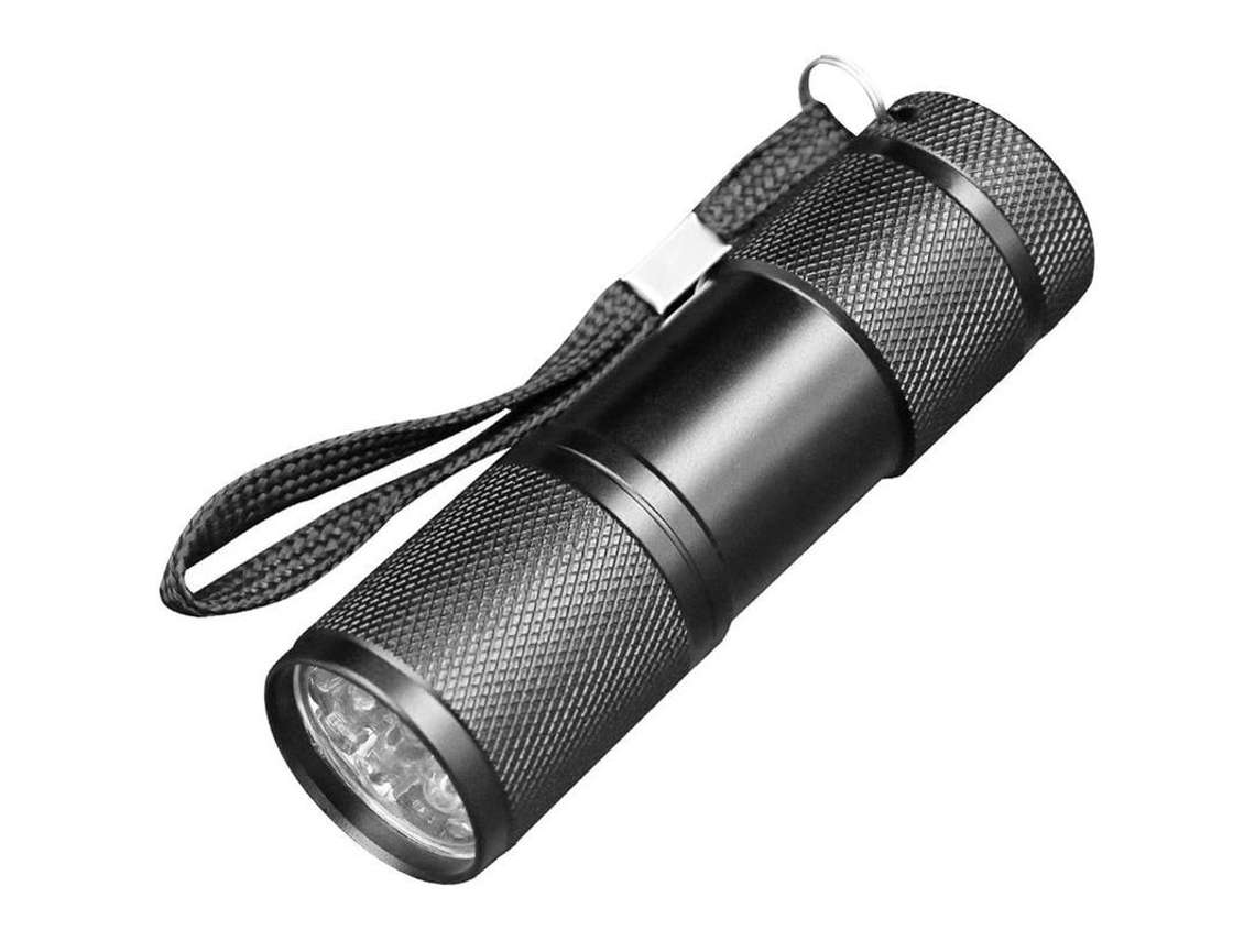 Linterna Uv Ultra Violeta Con 9 Led Negro Detectora Blacklight
