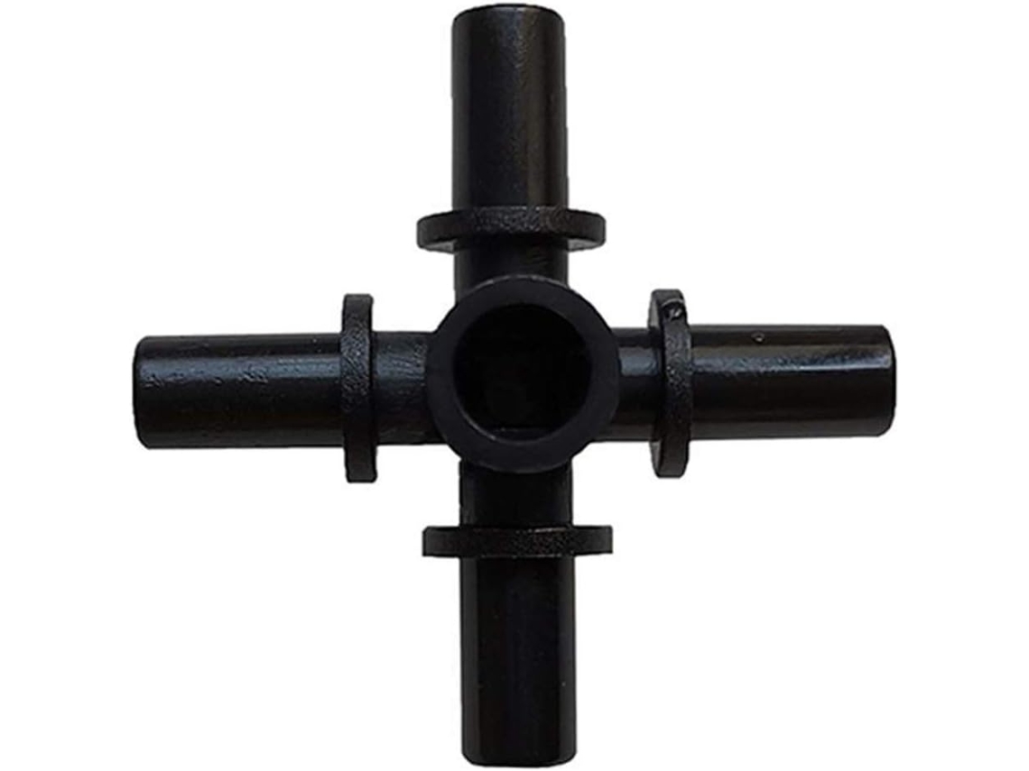 Conector para manguera de riego de jardín, 50 piezas, 6 mm, conexión rápida de 5 vías, adaptador para boquilla/colector de atomizador.