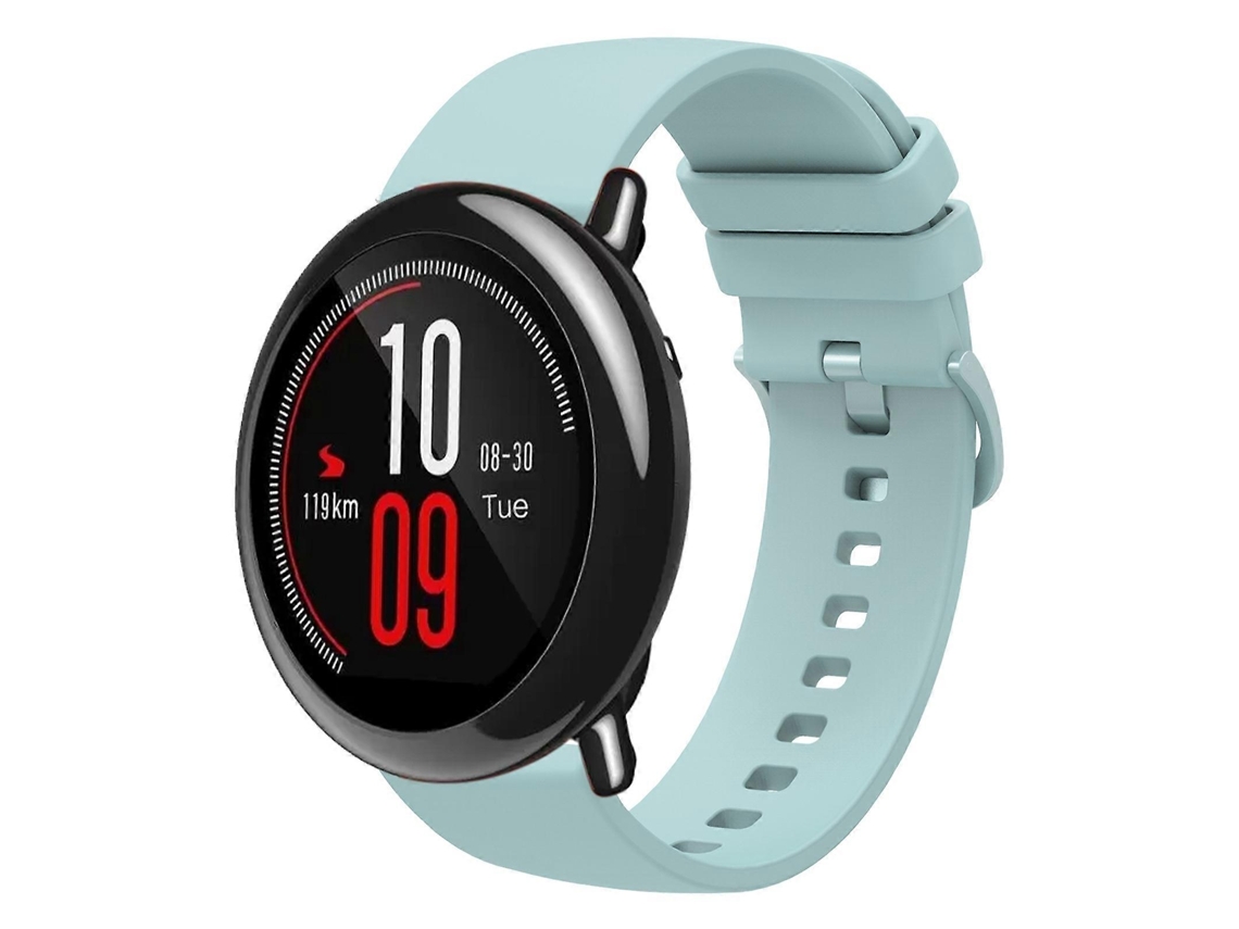Pulsera de silicona suave de color liso para Amazfit Pace de 22 mm