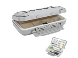 2026rebe-caja De Herramientas De Pesca Impermeable Abs, Organizador Portátil Para Anzuelos Y Cebos, Contenedor Gris
