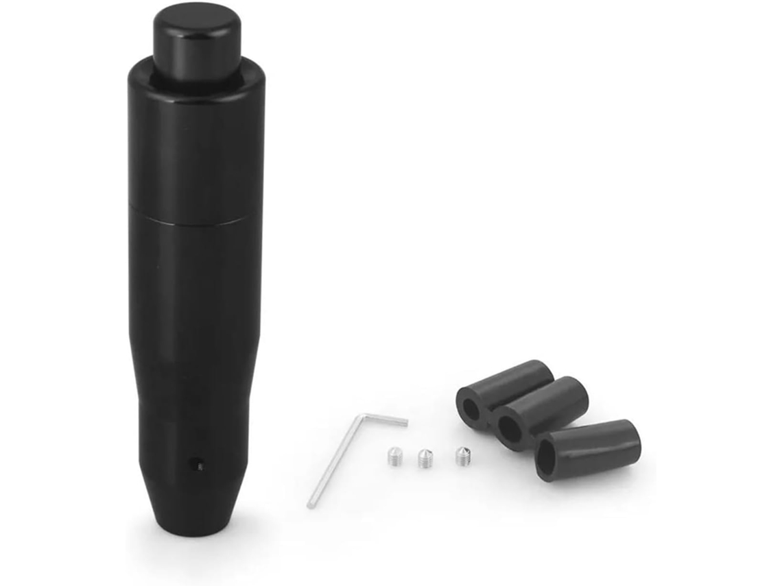Pomo De Palanca Cambios Automático Universal Aluminio Para Transmisión Automática, Con Botón Liberación (azul
