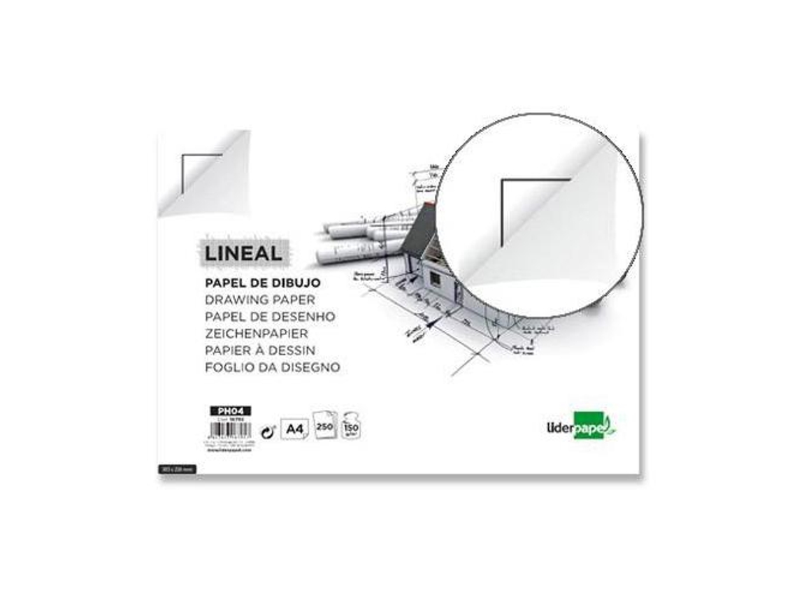 Liderpapel Papel Dibujo 210X297Mm 150G/M2 Con Caja