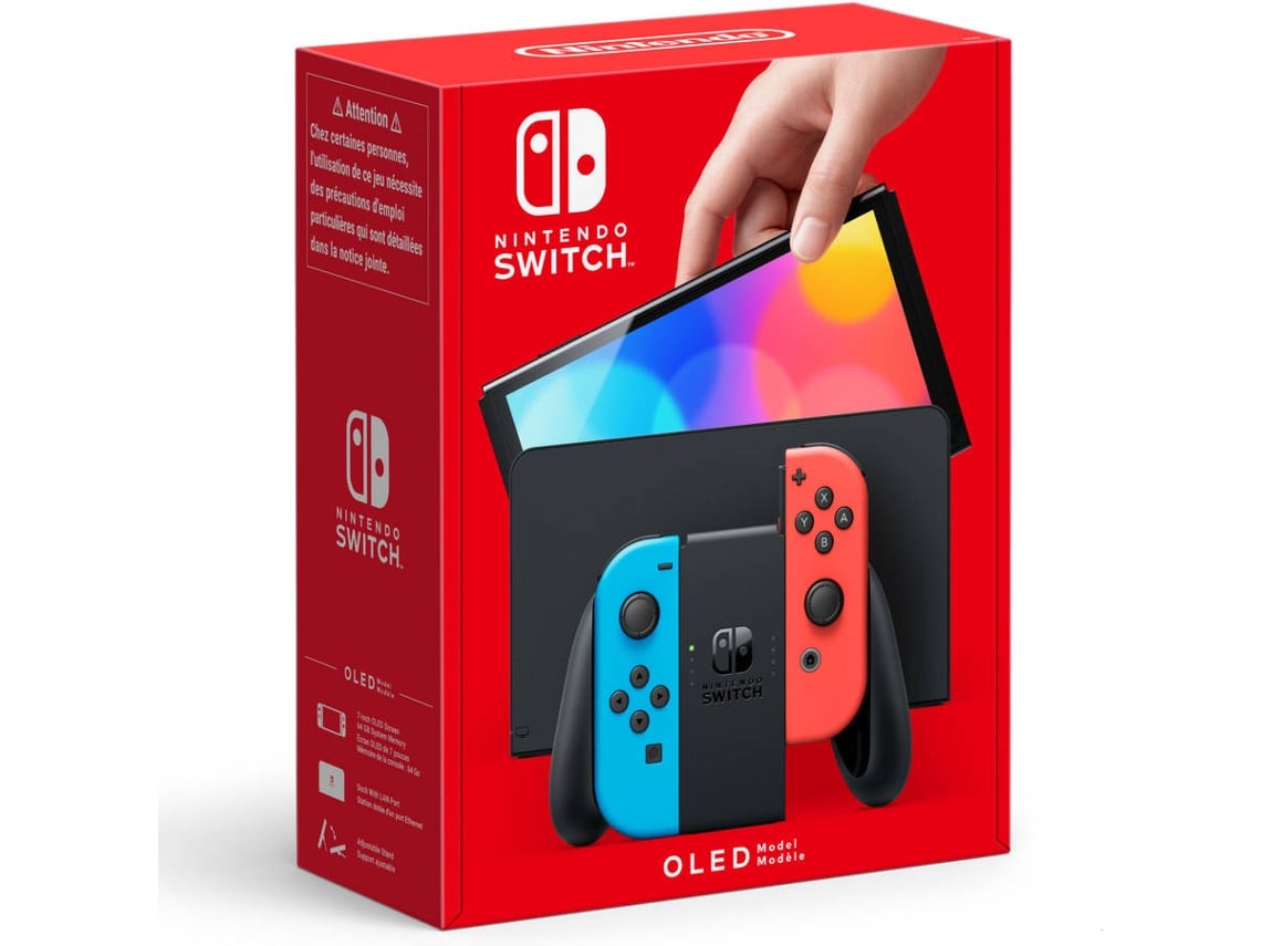 Preventa Consola Nintendo Switch Modelo OLED (64 GB Azul y Rojo Neón