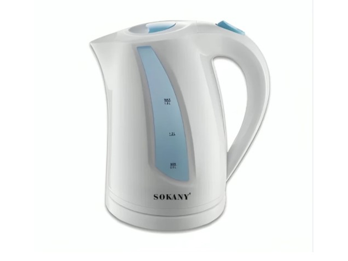 Jarra Eléctrica 1.8l 2200w Sokany GP 302 Blanca