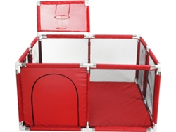 Parque Insma IS-P7 Baby Playpen - 128x66cm - Rojo