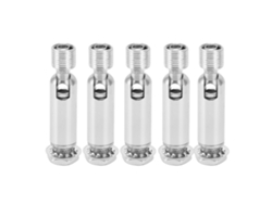 2026-5 Piezas Adaptador Techo Inclinado M10 Para Lámpara Techo Colgante Candelabro Accesorios De Suspensión Chrome