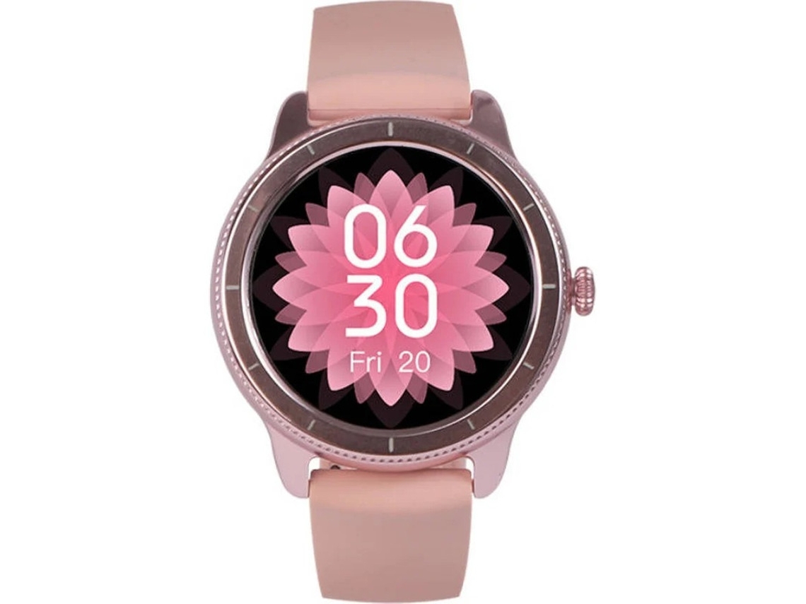 Reloj inteligente con tecnología IP68, resistente al agua, 13 modos deportivos, monitor de ritmo cardíaco, sueño, calorías, cronómetro, para Android e iOS (rosa) Bestvite