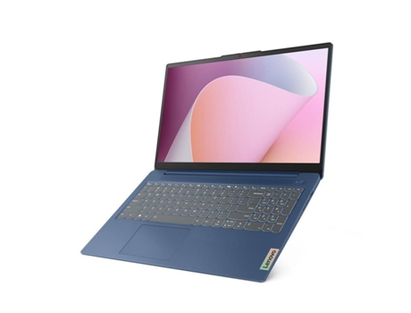 Laptop LENOVO IdeaPad Slim 3 (Azul - 512 GB SSD - 8 GB RAM - 15,6 - Qwerty US - AMD Ryzen 3)