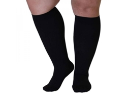 Calcetines De Compresión Jnw Extragrandes Para Pantorrillas Anchas, Tallas Grandes (2xl-4xl) Con Soporte De 20-30 Mmhg.