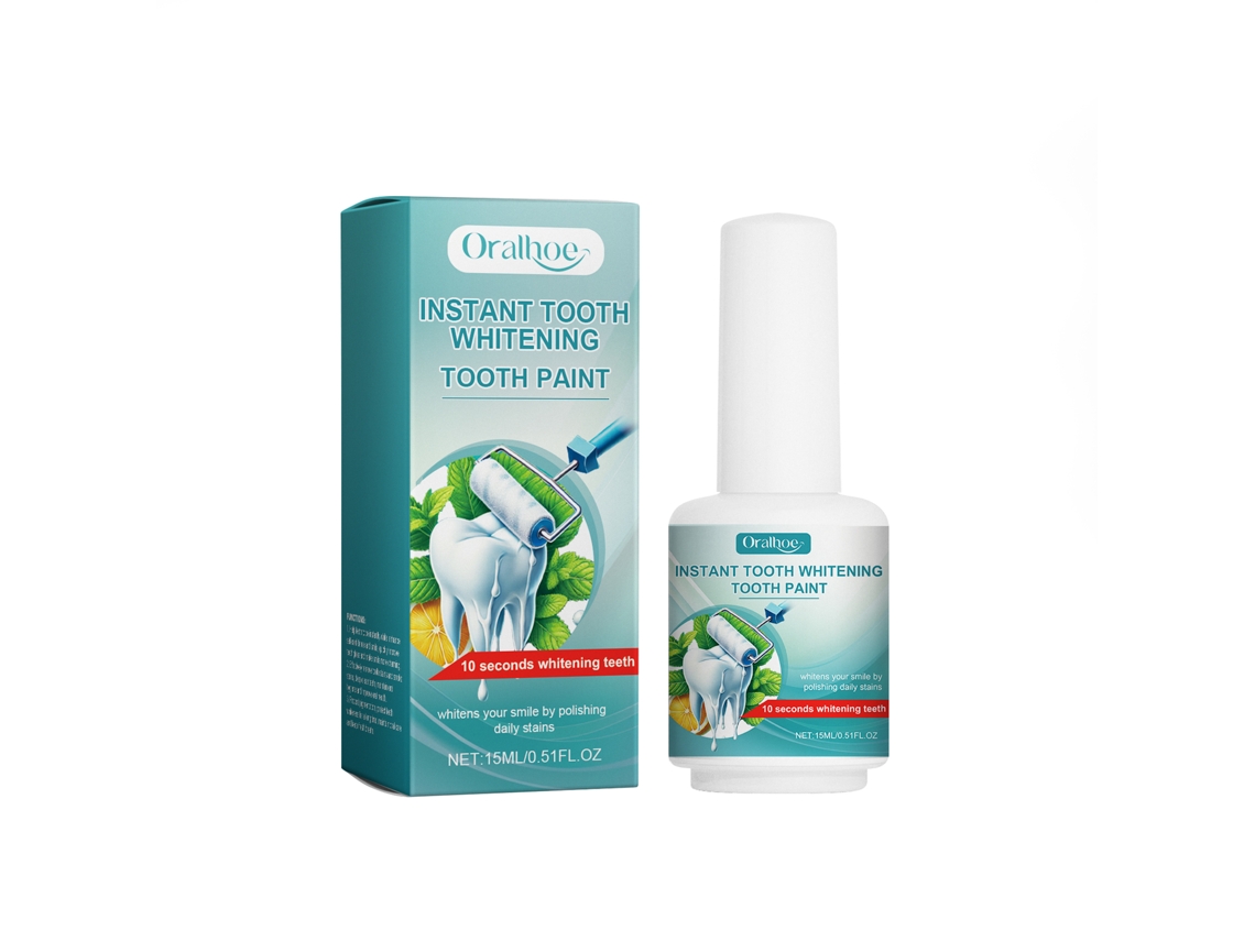 Blanqueamiento dental efectivo: pintura para dientes blancos y brillantes