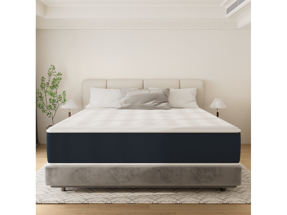 Colchón Mousse 140x200, 32 Cm Colchón En Mousse, Advanced Sleep Care, Respirant, Zone 7, Réversible Des Deux Côtés