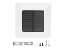 Lámpara Solar Para Postes De Valla, Resistente Al Agua Con Clasificación Ip65, Con Sensor De Luz Led Blanca Bicolor Para Jardín/patio.