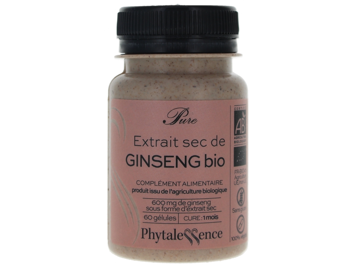 Puro Ginseng Bio 60 Cápsulas PHYTALESSENCE