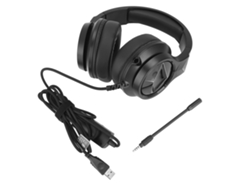 Auriculares Para Juegos Taidu Con Sonido Envolvente 7.1, Micrófono, Almohadillas Iluminación Rgb Pc