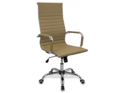 Silla de Escritorio DUDECOR (Acero - Beis)