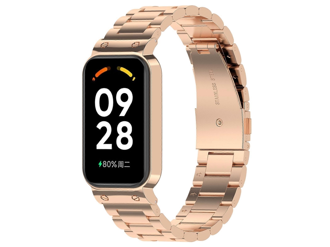 Pulsera de acero con tres cuentas para Redmi Band 2