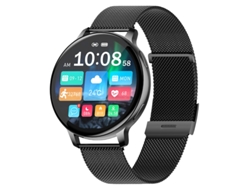 Reloj inteligente deportivo de 1,39 pulgadas, 100 modos deportivos, llamadas (acero negro)