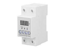 Dispositivo de protección de alto/bajo voltaje ajustable con recuperación automática, 230 V, 63 A, carril DIN