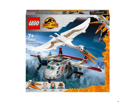 LEGO Jurassic World Emboscada De Aviao Ao Quetzalcoatlus 76947 (Edad Mínima: 7 Años - 306 Piezas)