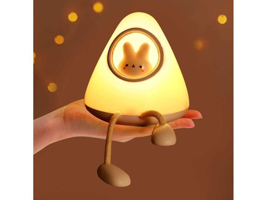 Lámpara De Noche Infantil Hase Con Control Táctil, Luz Led Ajustable, Regalo Para Mesita De Noche