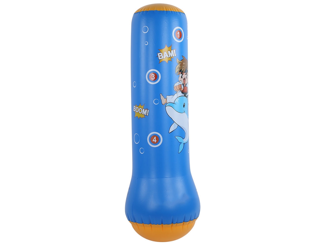 -bolsa De Boxeo Inflable Vertical Plegable De 125cm Para Niños, Resistente Y Gruesa