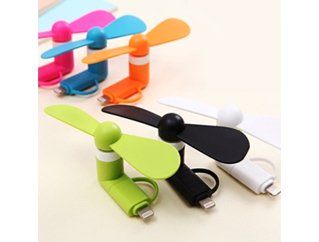 Mini Ventilador SLOWMOOSE Portátil USB para Smartphone Samsung / Xiaomi Android 5 V Naranja