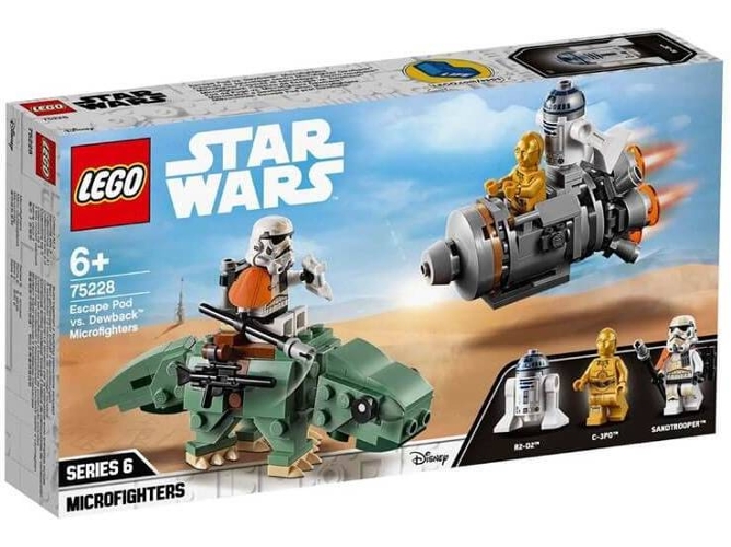 LEGO Star Wars: Microfighters: Cápsula de Escape Vs. Dewback (Edad Mínima: 6 - 188 piezas)